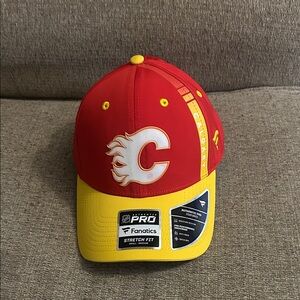 Fanatics Red and Yellow Stretch Fit Hat